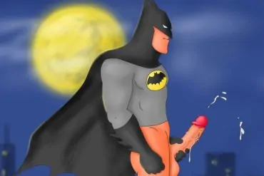 Batman masturbating