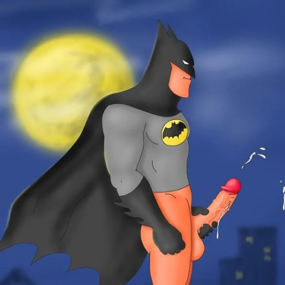 Batman masturbating