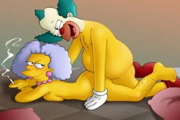 Local MILF Selma Bouvier Fucks Krusty the Clown