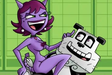 Saranoia's Purple Pussy Gets Ruined